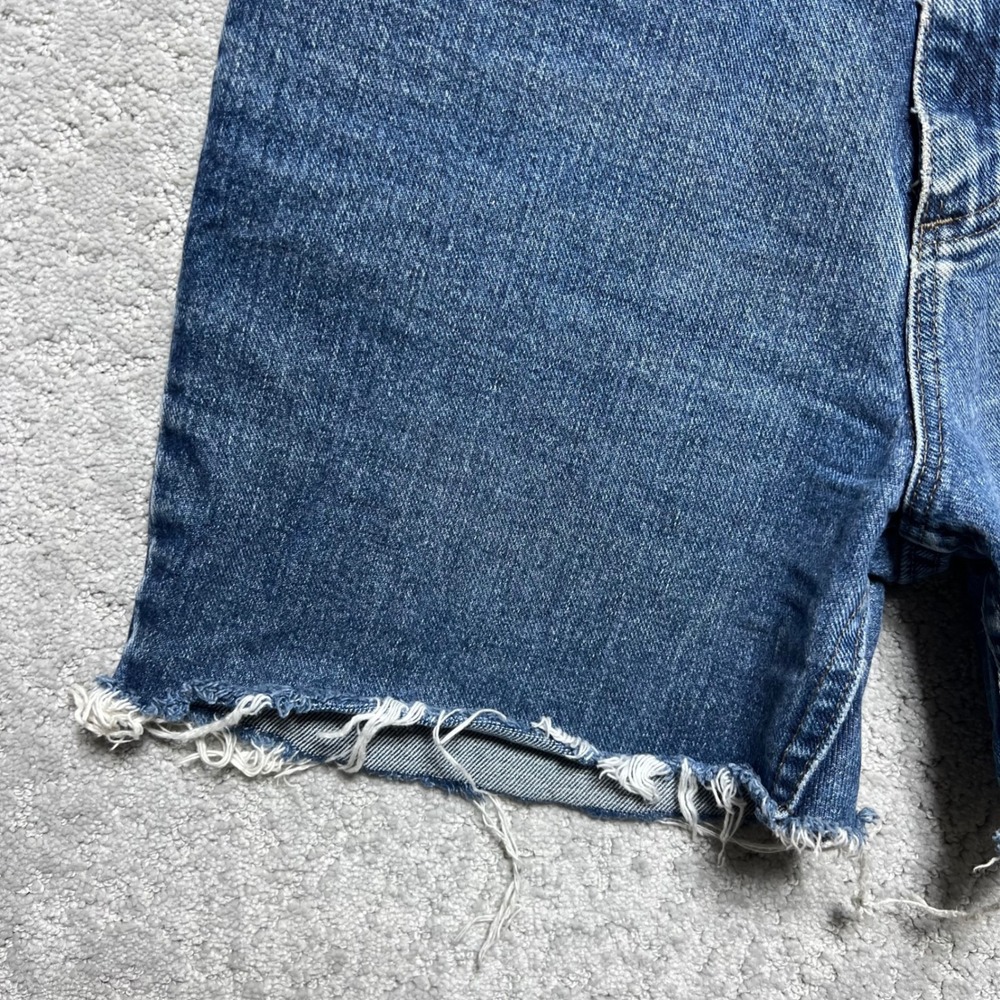 Lee Blue Denim Cutoff Jean Shorts - Picture 3 of 14